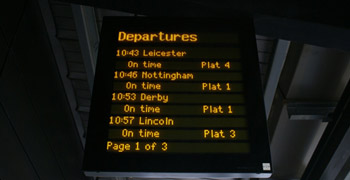 Train Station Display